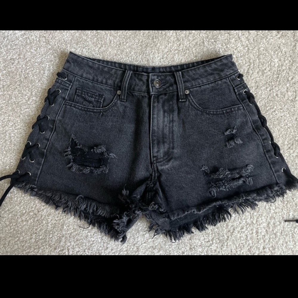 Fashion Nova Charcoal Denim Jeans